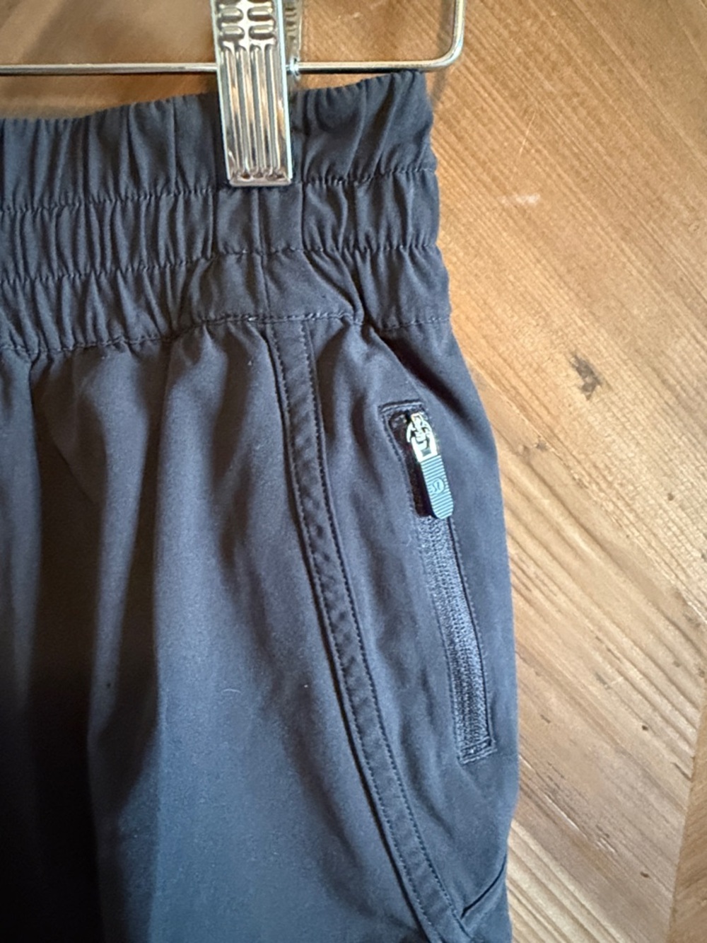Lulu tracker 4in Women's Black Athletic Running Shorts - Lightweight Comfort - Picture 2 of 3